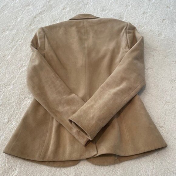 Ralph Lauren Tan Suede Equestrian Blazer  – SZ 2 - Picture 8 of 8